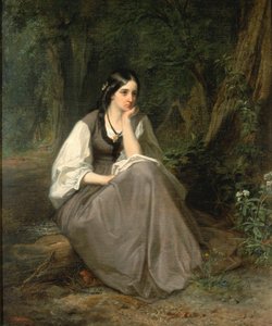 Evangeline, 1861 von Christian Schussele
