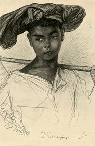 Anni - Malaiischer Junge, Singapur, 1898 von Christian Wilhelm Allers