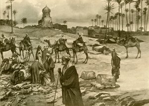 Karawane in Mīt-Rahīna, 1898
