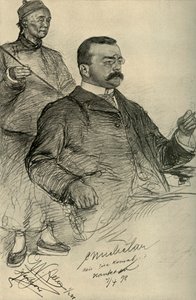 Europäischer Mann, Hankow, China, 1898