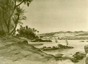 Feluccas auf dem Nil, Ägypten, 1898