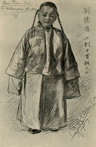 Lan-Tak-Yau - Chinesischer Junge, Hongkong, 1898 von Christian Wilhelm Allers