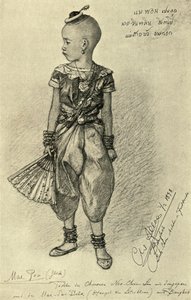 Mae Pon - Chinesisches Mädchen, Bangkok, 1898