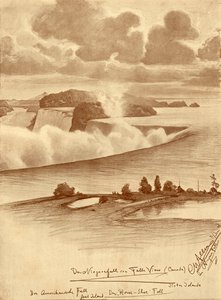 Niagarafälle von Falls View, Kanada, 1898 von Christian Wilhelm Allers