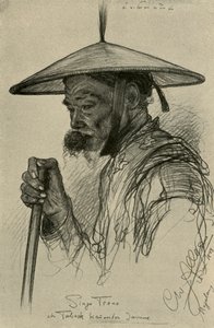 Singo Trono - Mann, der Tabak kaut, Magelang, Java, 1898 von Christian Wilhelm Allers