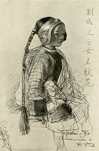 Tschan-Fa - Chinesisches Mädchen, Hongkong, 1898