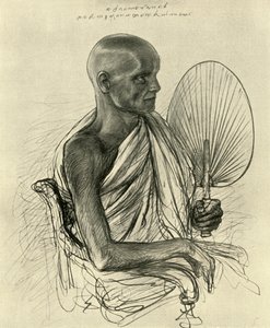 Watta Raka Anunayaka Farunansa, buddhistischer Oberpriester, Ceylon, 1898