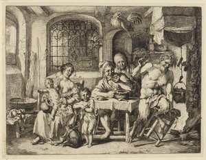 Satyr beim Bauern von Christian Wilhelm Ernst Dietrich