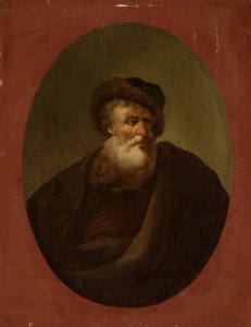 Nach rechts blickender alter Mann von Christian Wilhelm Ernst Dietrich