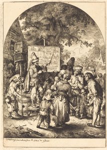 Der Sänger auf dem Dorffest von Christian Wilhelm Ernst Dietrich
