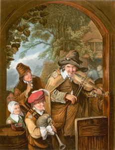 Die wandernden Musiker von Christian Wilhelm Ernst Dietrich