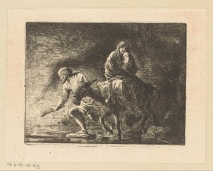 Flucht nach Ägypten von Christian Wilhelm Ernst Dietrich