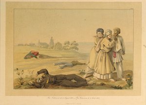 In der Nähe von Ostrovno am 1. August 1812, 1820er Jahre von Christian Wilhelm Faber du Faur von