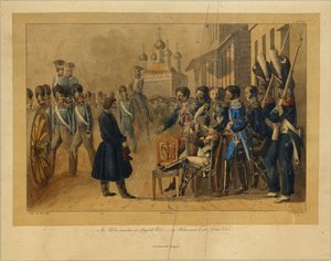 Vyazma am 30. August 1812 von Christian Wilhelm Faber du Faur von