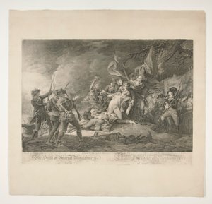 Der Tod von General Montgomery in Quebec
