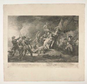 Der Tod von General Montgomery in Quebec von Christian Wilhelm Ketterlinus