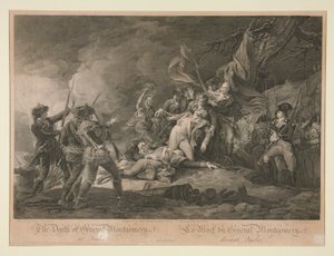 Der Tod von General Montgomery von Quebec