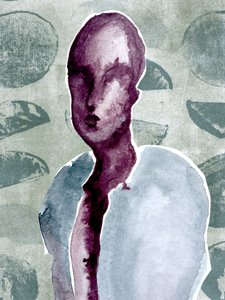 Abstrakte Person von Christina Misuro