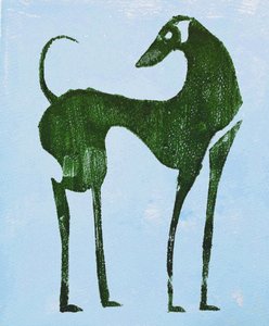 Eleganter Wüstenhund