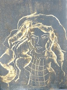 Leuchtende Silhouette