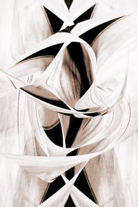 Elegante Abstrakte Kurven von Christina Sillen
