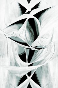 Fließende Abstrakte Formen von Christina Sillen