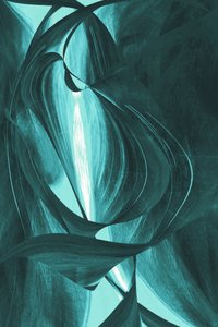 Leuchtende Aqua-Kurven von Christina Sillen
