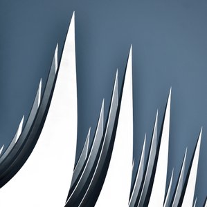 Scharfe abstrakte Formen von Christina Sillen