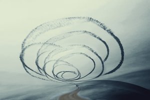 Spiralförmige Rauchlandschaft von Christina Sillen
