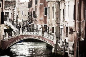 Venezianische Kanalbrücke