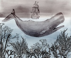 Tiefsee-Wal-Schiff von Christine Lindstrom