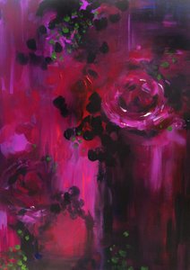 Stimmungsvolle rosa Blüten von Christine Lindstrom