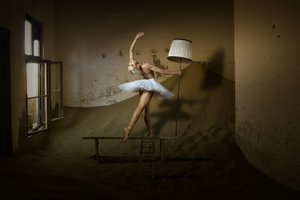 Ballerina Leerer Raum