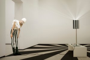 Schwarz-weiß gestreifte Vision