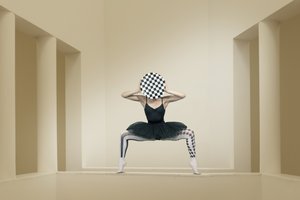Schachbrett-Ballerina