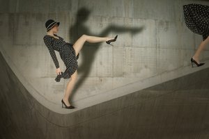 Polka-Dot-Modepose