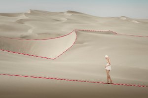 Roter Band Wüstenwanderung