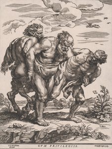 Der Marsch des Silenus, ca. 1652 von Christoffel Jegher