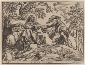 Die Versuchung Christi durch den Teufel