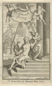 Apollo mit Porträt von Caspar Brandt von Christoffel Lubienitzki