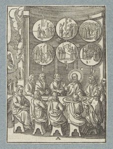 Christus erscheint zum letzten Mal den Aposteln von Christoffel van Sichem (II)