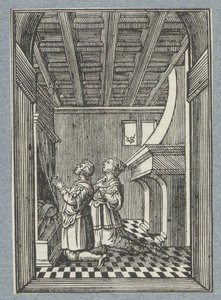 Hochzeitsnacht von Tobias und Sara von Christoffel van Sichem (II)