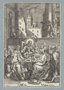 Das letzte Abendmahl von Christoffel van Sichem (II)