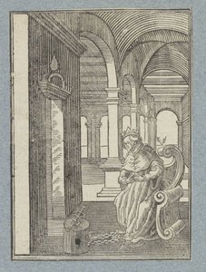 Manasse im Gefängnis von Christoffel van Sichem (II)