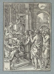 Älteste vor dem Richter von Christoffel van Sichem (II)