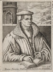 Porträt von Thomas Münzer von Christoffel van Sichem