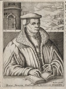 Porträt von Thomas Müntzer, 1609 von Christoffel van Sichem