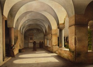 Die Kreuzgänge, San Lorenzo fuori le mura von Christoffer Wilhelm Eckersberg