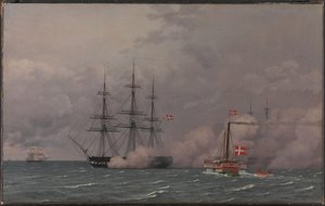 Der Hafen von Kopenhagen am 1. Mai 1832 von Christoffer Wilhelm Eckersberg