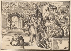 Christus erzählt seinen Jüngern vom Jüngsten Gericht